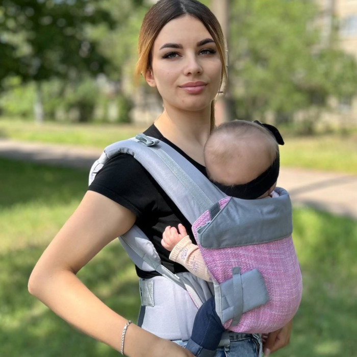 Ерго рюкзак з народження Simple Корал (0-18 міс)