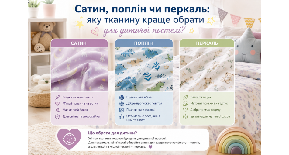 Як вибрати дитячу постільну білизну для новонародженого: поради для батьків
