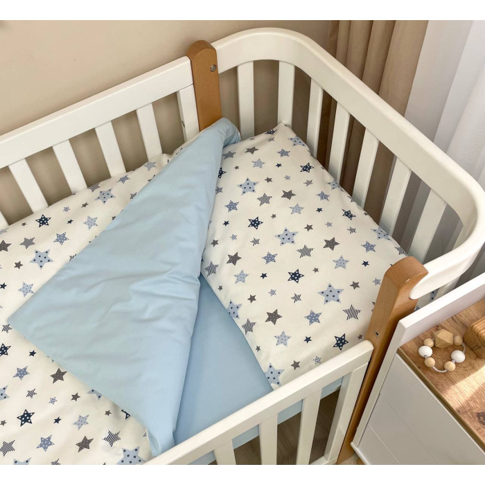 Змінна постіль Baby Dream Stars блакитний