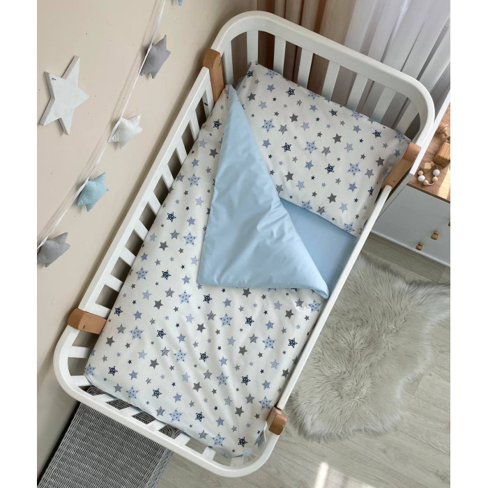 Змінна постіль Baby Dream Stars блакитний