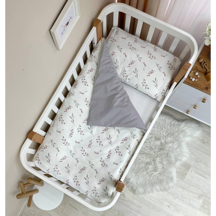 Змінна постіль Baby Dream Гілочки котики пудра