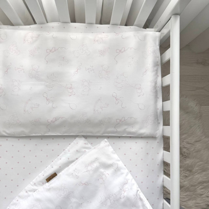Змінна постіль Baby Dear сатин пудра