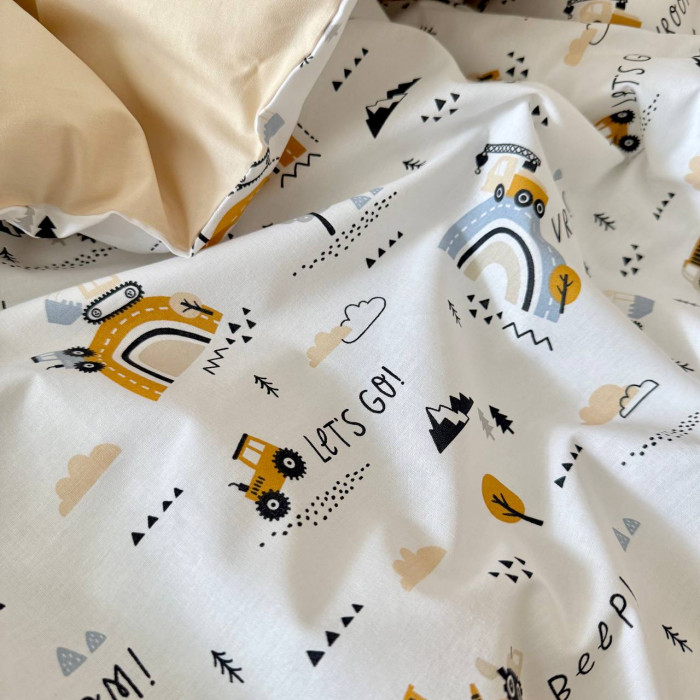 Комплект постільної білизни для новонародженого Baby Dream New Let`s Go