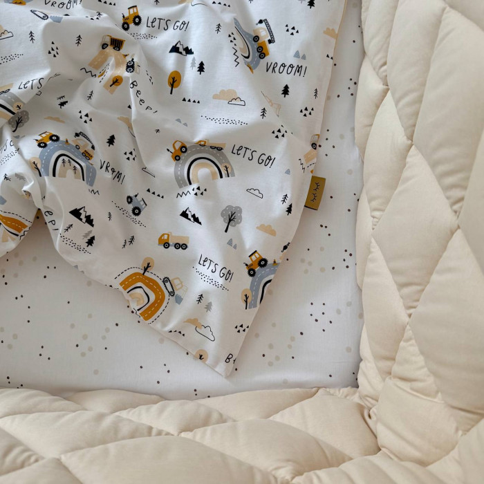 Комплект постільної білизни для новонародженого Baby Dream New Let`s Go