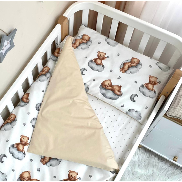 Змінна постіль Baby Mix Тедді бежевий