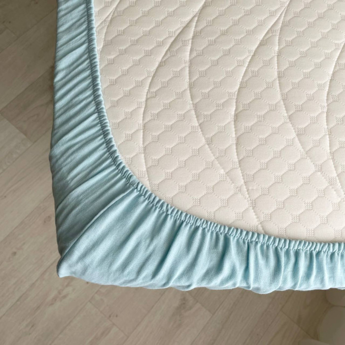 Простирадло муслін 120 х 60 блакитний