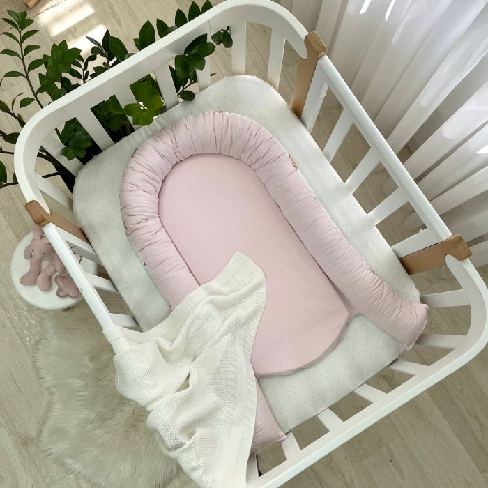 Кокон Baby Design Ведмедик у ковдрі на білому