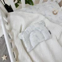 Подушка з вушками "Baby Dear" муслін блакитний